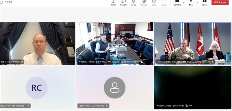 Murphy Meets with U.S. Army Corps of Engineers