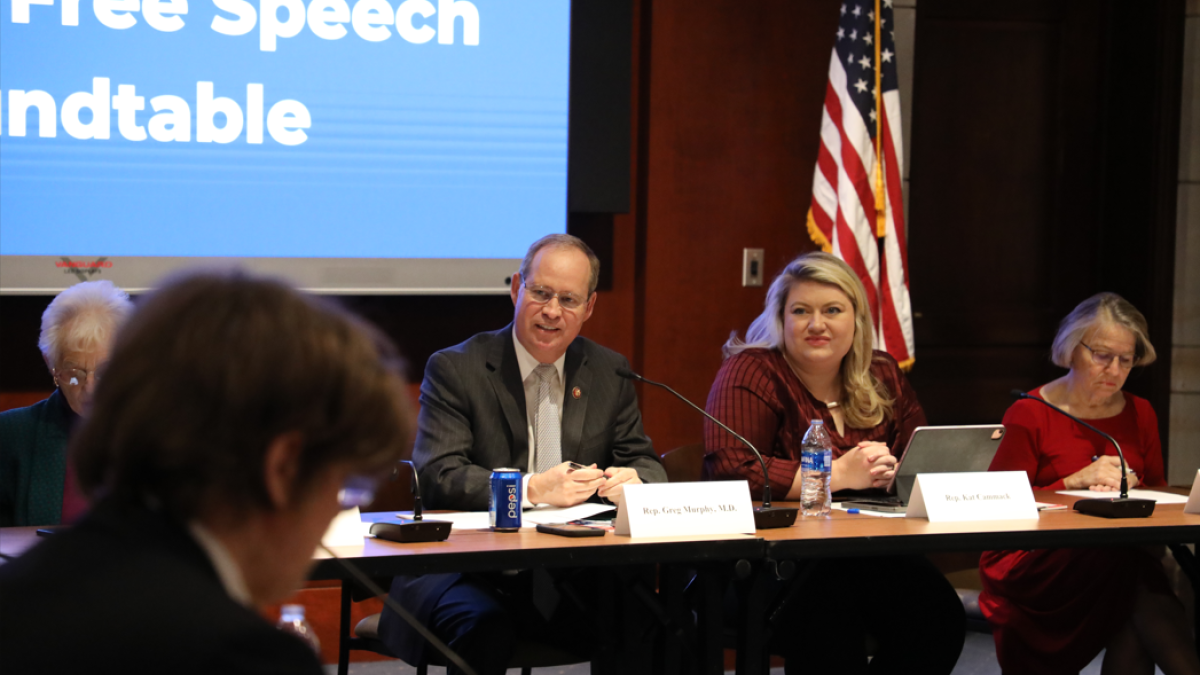 Rep. Murphy hosts 2nd annual Campus Free Speech Event in U.S. Capitol.