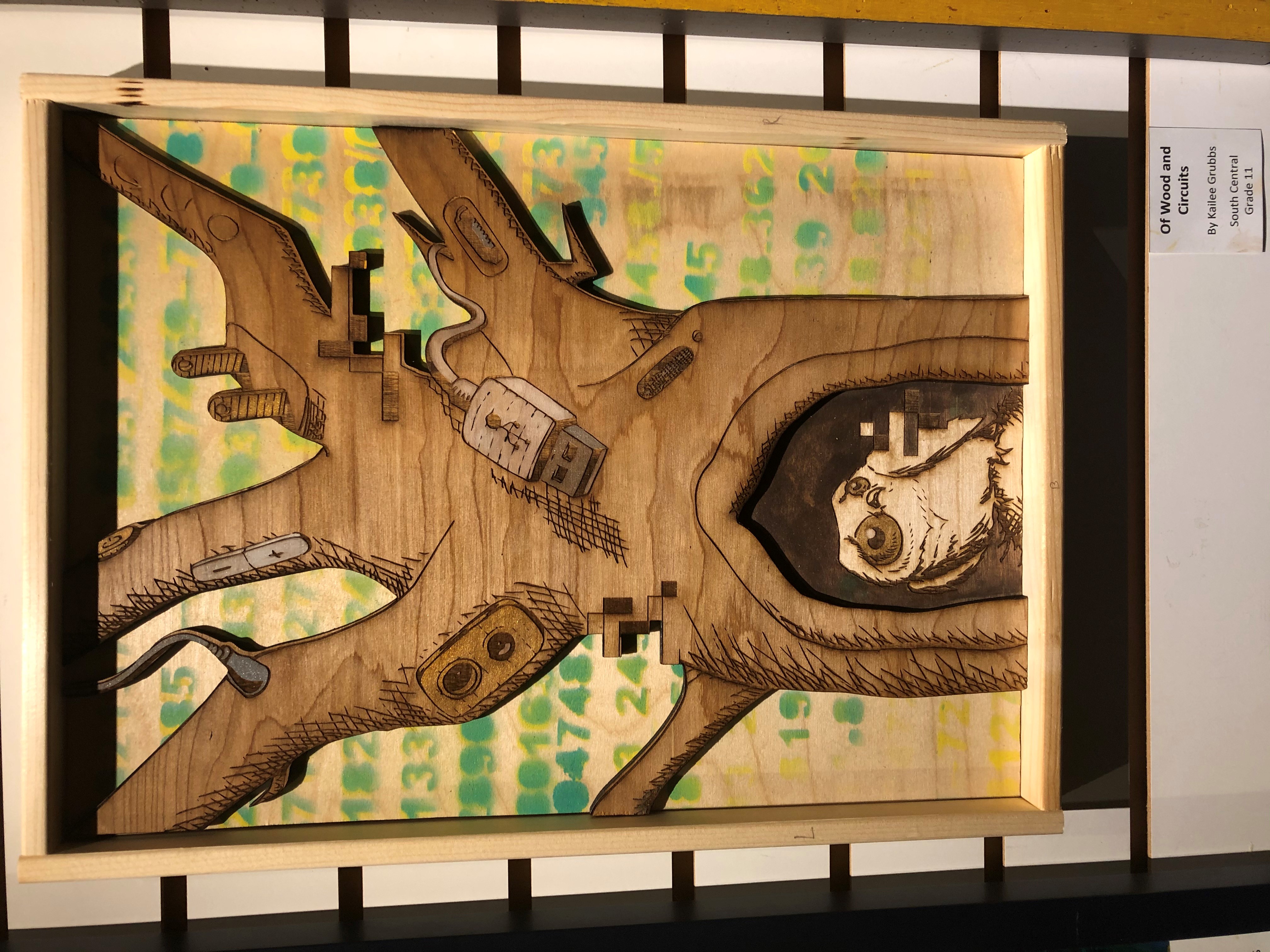 Of Woods and Circuits by Kailee Grubbs (South Central High School – Grade 11)