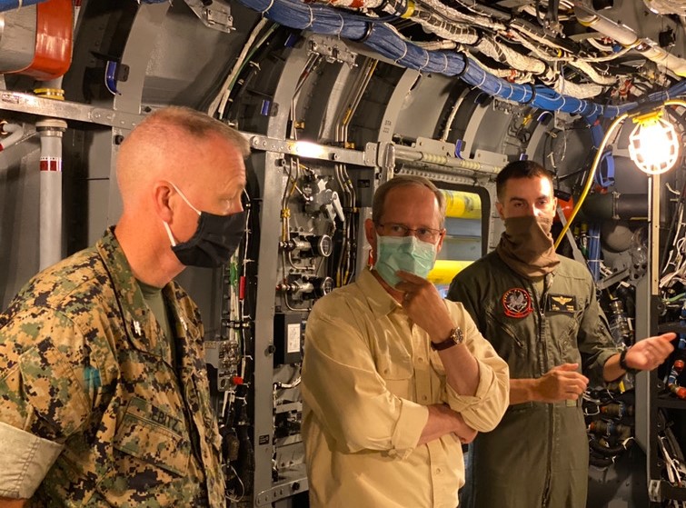 Murphy Visits MCAS New River